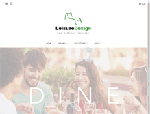 Tablet Screenshot of leisuredesign.ca